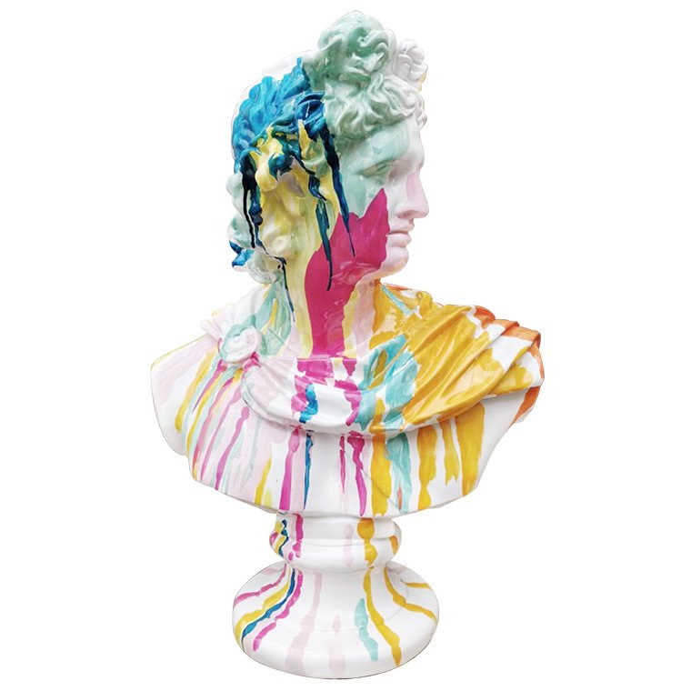 Статуэтка Bust Bright Spots Мульти Белый Статуэтка Bust Bright Spots Мульти Белый в Кирове | Loft Concept