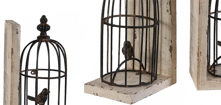 Держатель для книг Birds In Cage Держатель для книг Birds In Cage - Loft-Concept в Кирове