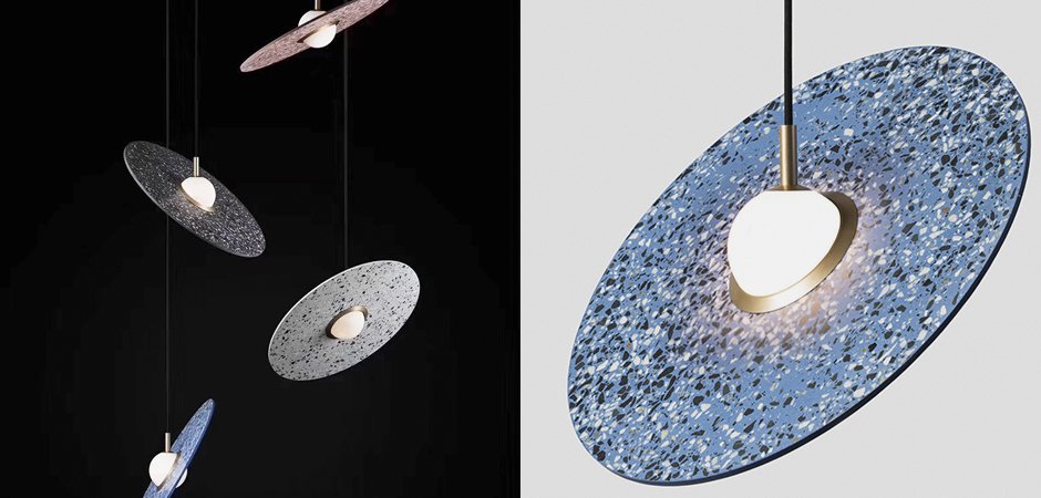 Подвесной светильник Stone Disc Haning Pendant Подвесной светильник Stone Disc Haning Pendant - Loft-Concept в Кирове