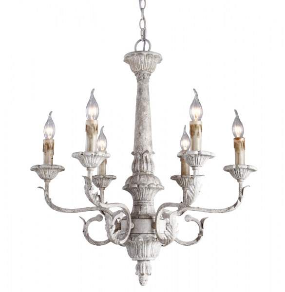 Люстра Monogram Chandelier Серый Люстра Monogram Chandelier Серый в Кирове | Loft Concept