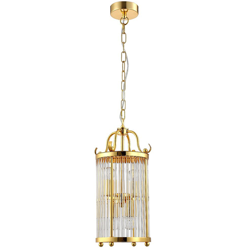 Подвесной светильник Gorden Gold Hanging Lamp Золотой Прозрачное Стекло Подвесной светильник Gorden Gold Hanging Lamp Золотой Прозрачное Стекло в Кирове | Loft Concept