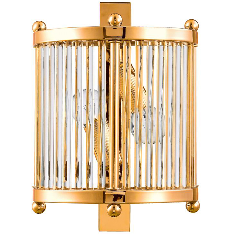 Бра Gorden Gold Sconce Золотой Прозрачное Стекло Бра Gorden Gold Sconce Золотой Прозрачное Стекло в Кирове | Loft Concept