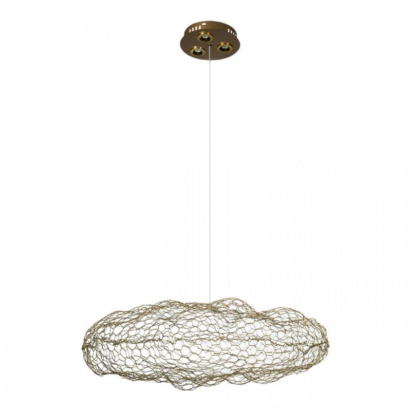 Светодиодная Люстра Золотая Сеть LED Cloud Gold Золотой Светодиодная Люстра Золотая Сеть LED Cloud Gold Золотой в Кирове | Loft Concept