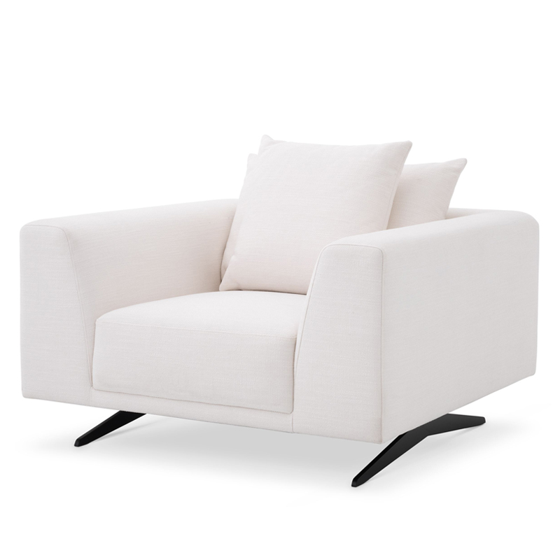 Кресло Eichholtz Chair Endless white Белый Темная бронза Кресло Eichholtz Chair Endless white Белый Темная бронза в Кирове | Loft Concept