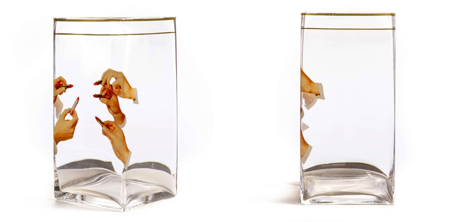 Ваза Glass vase big Lipstick Ваза Glass vase big Lipstick - Loft-Concept в Кирове