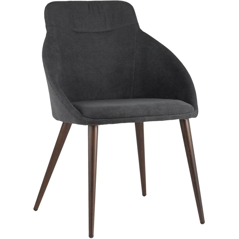 Стул Queenie Chair Серый Цвет Серый Коричневый Стул Queenie Chair Серый Цвет Серый Коричневый в Кирове | Loft Concept