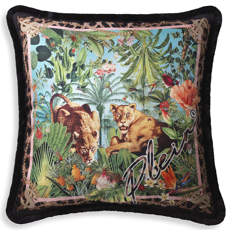 Подушка Philipp Plein Cushion Silk Exotic 70 x 70 Мульти Подушка Philipp Plein Cushion Silk Exotic 70 x 70 Мульти в Кирове | Loft Concept