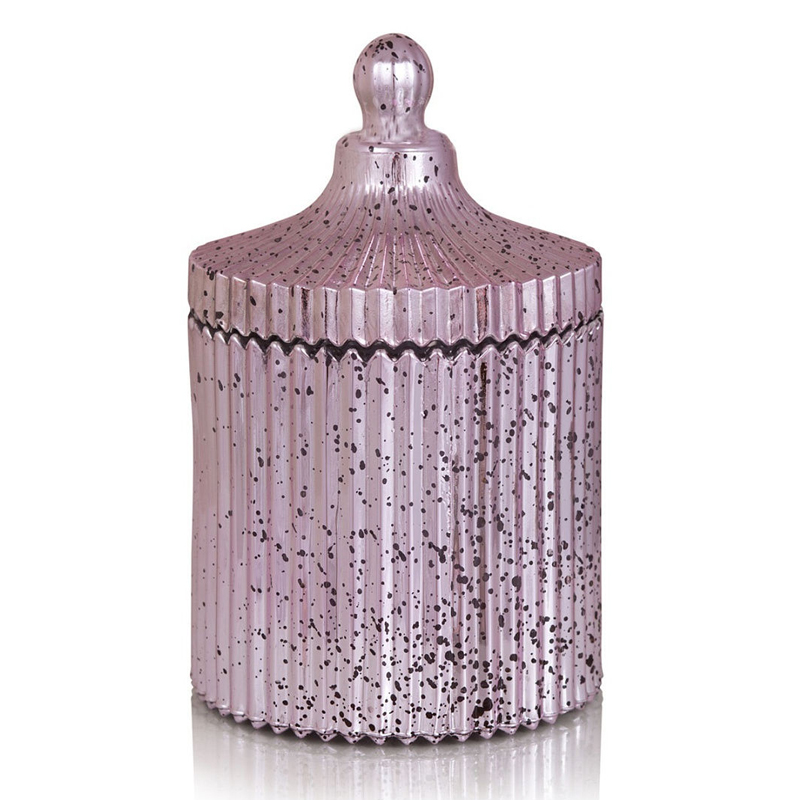Ваза Glass Vessel With Lid розовая Розовый Ваза Glass Vessel With Lid розовая Розовый в Кирове | Loft Concept