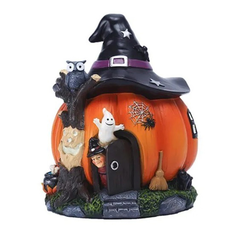 Статуэтка Pumpkin House Witch Мульти Статуэтка Pumpkin House Witch Мульти в Кирове | Loft Concept