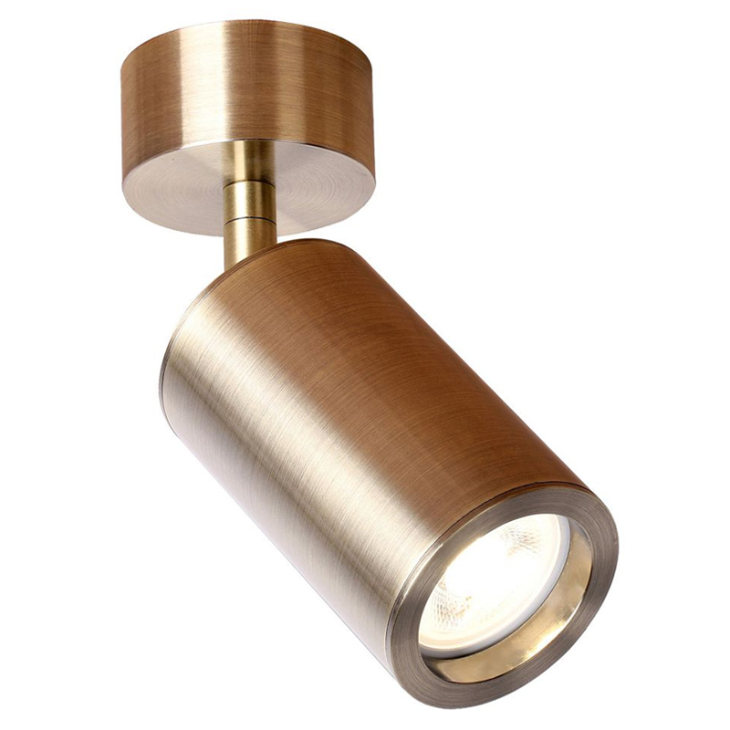 Накладной поворотный спот Modern Spot Brass Латунь Накладной поворотный спот Modern Spot Brass Латунь в Кирове | Loft Concept