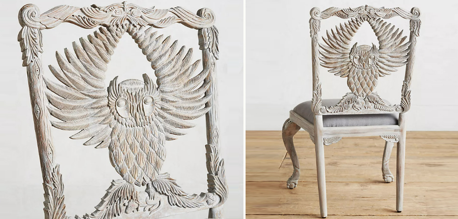 Стул Handcarved Menagerie Owl Dining Chair Стул Handcarved Menagerie Owl Dining Chair - Loft-Concept в Кирове