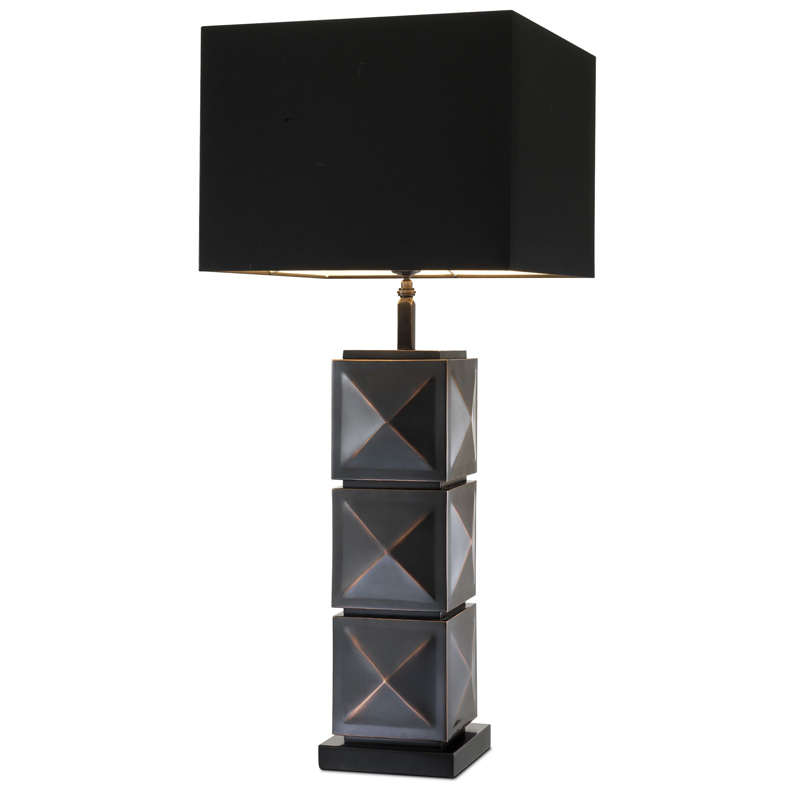 Настольная лампа Eichholtz Table Lamp Carlo Темная бронза Черный Настольная лампа Eichholtz Table Lamp Carlo Темная бронза Черный в Кирове | Loft Concept