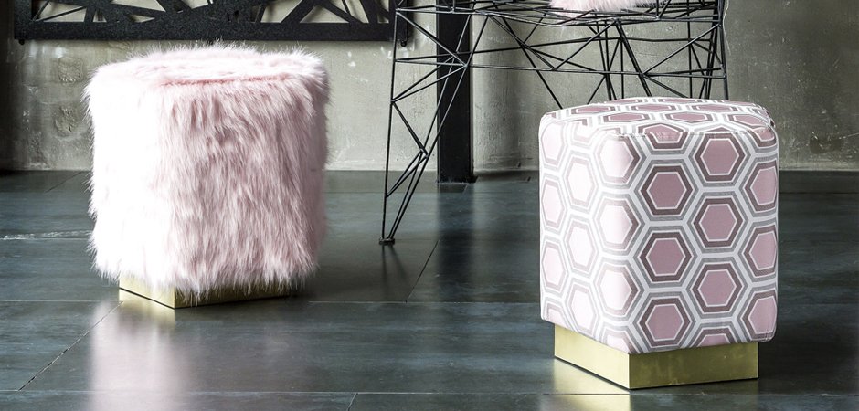 Пуф Hexagon Pink Geometry - Loft-Concept в Кирове