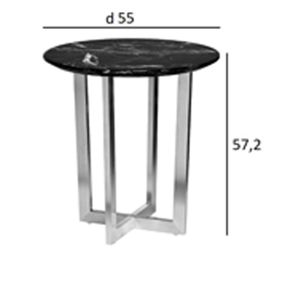 Столик журнальный круглый с белый столешницей Marsali Coffee Table Столик журнальный круглый с белый столешницей Marsali Coffee Table в Кирове