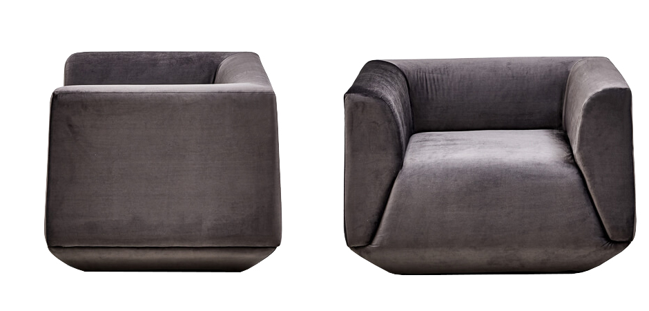 Armchair Cube Gray Lilac Большое Кресло Куб Armchair Cube Gray Lilac Большое Кресло Куб - Loft-Concept в Кирове