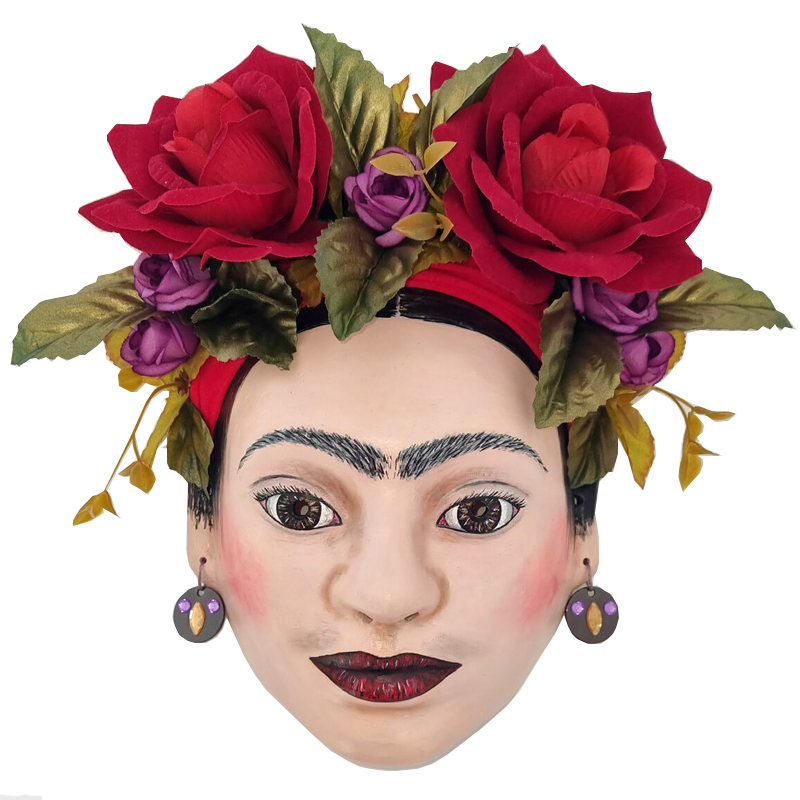 Дизайнерская Маска Frida Kahlo Красный Дизайнерская Маска Frida Kahlo Красный в Кирове | Loft Concept