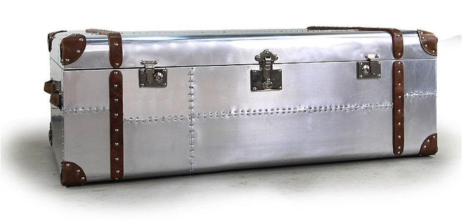 Сундук Trunks in Polished Aluminum - фото №2