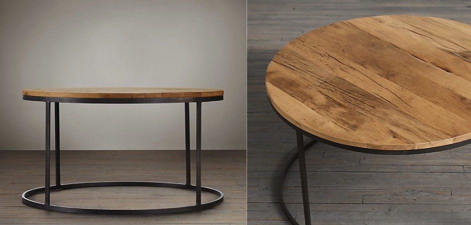 Стол Loft Wooden Round Стол Loft Wooden Round - Loft-Concept в Кирове