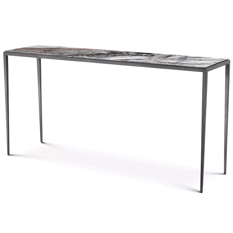 Консоль Eichholtz Console Table Henley L Темная бронза Серый Белый Консоль Eichholtz Console Table Henley L Темная бронза Серый Белый в Кирове | Loft Concept