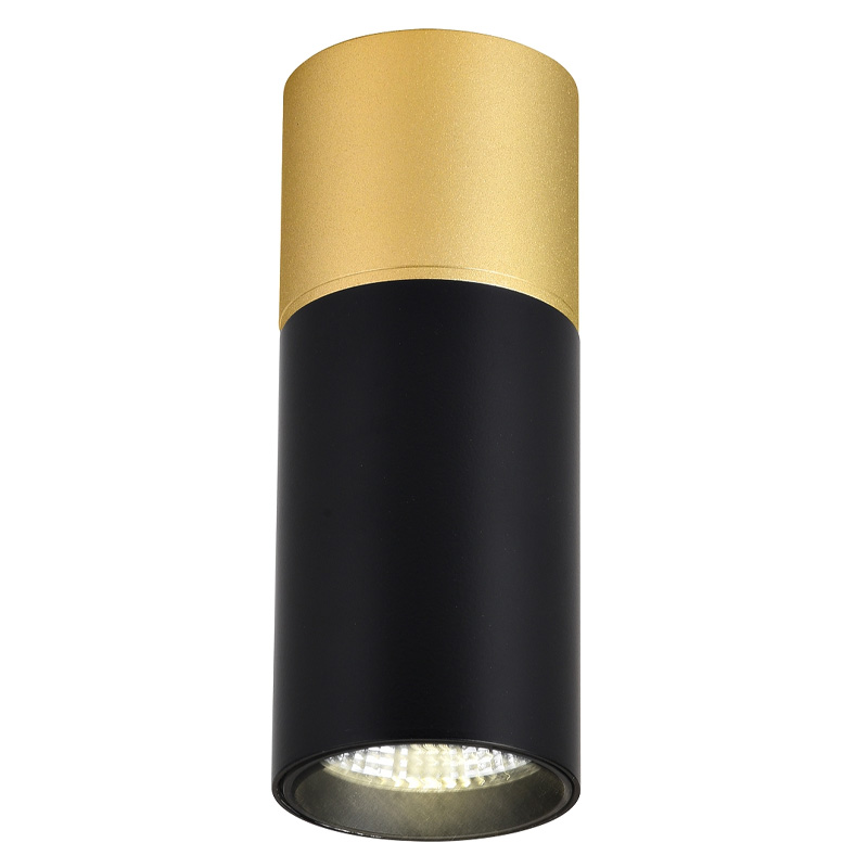 Накладной светодиодный спот Delightfull Black&Gold Золотой Черный Накладной светодиодный спот Delightfull Black&Gold Золотой Черный в Кирове | Loft Concept