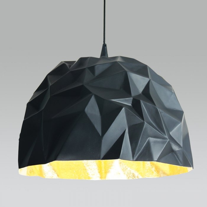 Люстра Rock Suspension Lamp Черный Белый Золотой Люстра Rock Suspension Lamp Черный Белый Золотой в Кирове | Loft Concept