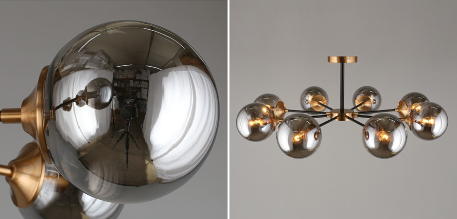 Потолочный светильник Smoky Sphere Black Потолочный светильник Smoky Sphere Black - Loft-Concept в Кирове