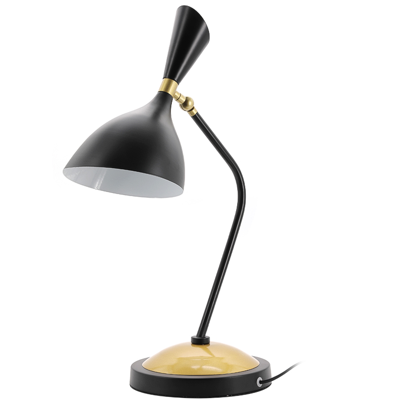 Настольная лампа Duke Table Lamp Черный Золотой Настольная лампа Duke Table Lamp Черный Золотой в Кирове | Loft Concept
