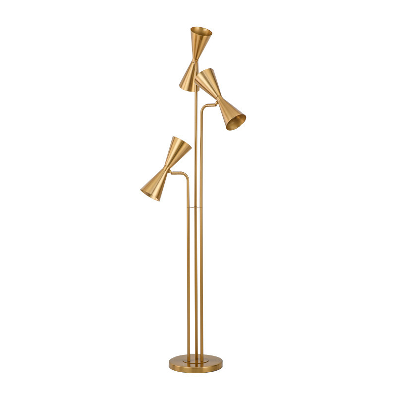 Торшер Sigourney Floor Lamp Глянцевое золото Торшер Sigourney Floor Lamp Глянцевое золото в Кирове | Loft Concept