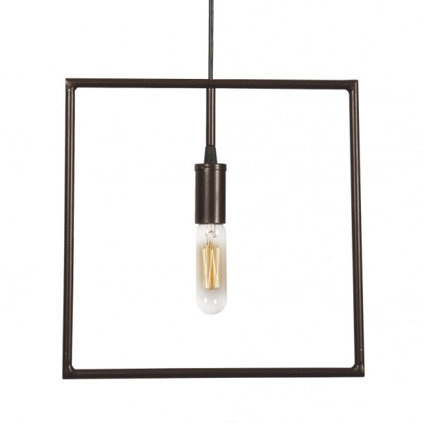 Подвесной светильник Shape Square Pendant Коричневый в Кирове | Loft Concept 