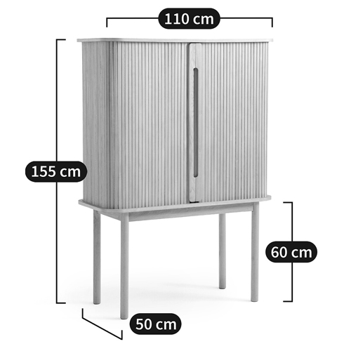 Буфет с двумя раздвижными дверцами Toinette Wooden Light Cupboard Буфет с двумя раздвижными дверцами Toinette Wooden Light Cupboard в Кирове
