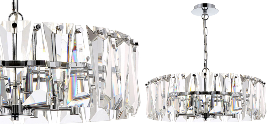 Люстра Ruby Crystal Chandelier Chrome 53 Люстра Ruby Crystal Chandelier Chrome 53 - Loft-Concept в Кирове