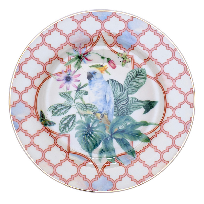 Тарелка NATURE Pattern Parrot Мульти Тарелка NATURE Pattern Parrot Мульти в Кирове | Loft Concept