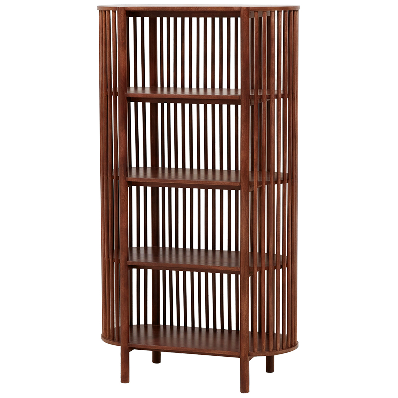 Стеллаж Cesaire Wood Rack Коричневый Стеллаж Cesaire Wood Rack Коричневый в Кирове | Loft Concept
