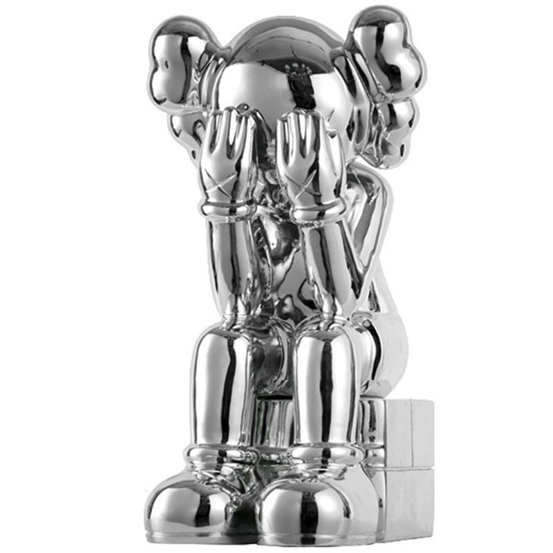 Статуэтка KAWS Passing Through Silver Серебряный Статуэтка KAWS Passing Through Silver Серебряный в Кирове | Loft Concept