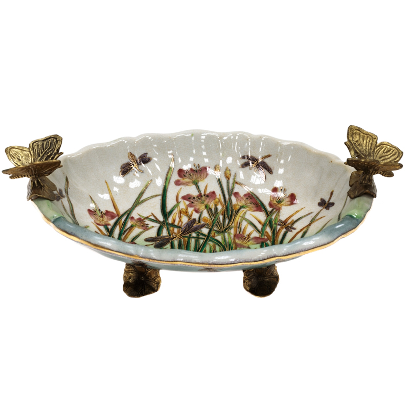 Блюдо Bronze Butterflies Бронза Мульти Блюдо Bronze Butterflies Бронза Мульти в Кирове | Loft Concept