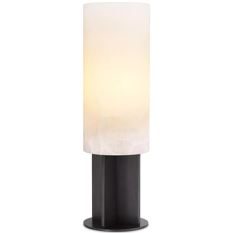 Настольная лампа Eichholtz Table Lamp Giorgina Bronze Белый Темная бронза Черный Настольная лампа Eichholtz Table Lamp Giorgina Bronze Белый Темная бронза Черный в Кирове | Loft Concept