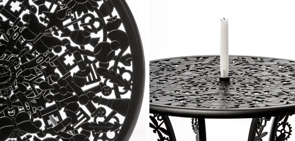 Обеденный стол Industry Collection ALUMINIUM TABLE – BLACK Обеденный стол Industry Collection ALUMINIUM TABLE – BLACK - Loft-Concept в Кирове