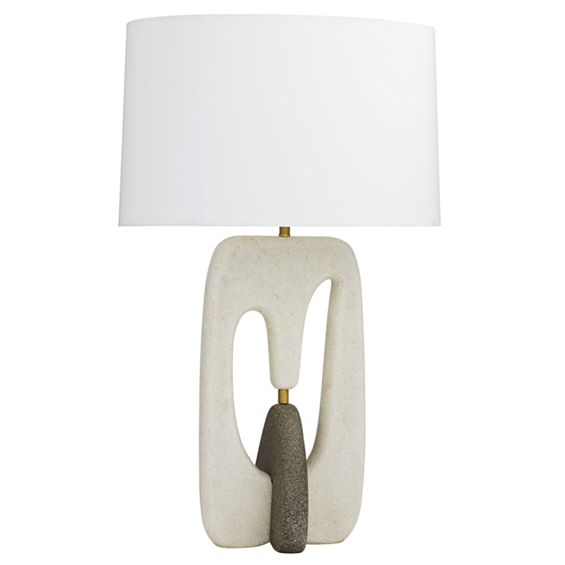 Дизайнерская настольная лампа HARLEEN LAMP Черный Золотой Белый Дизайнерская настольная лампа HARLEEN LAMP Черный Золотой Белый в Кирове | Loft Concept