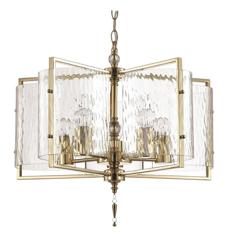 Люстра Karissa Gold Chandelier 48 Глянцевое золото Прозрачный (Transparent) Люстра Karissa Gold Chandelier 48 Глянцевое золото Прозрачный (Transparent) в Кирове | Loft Concept