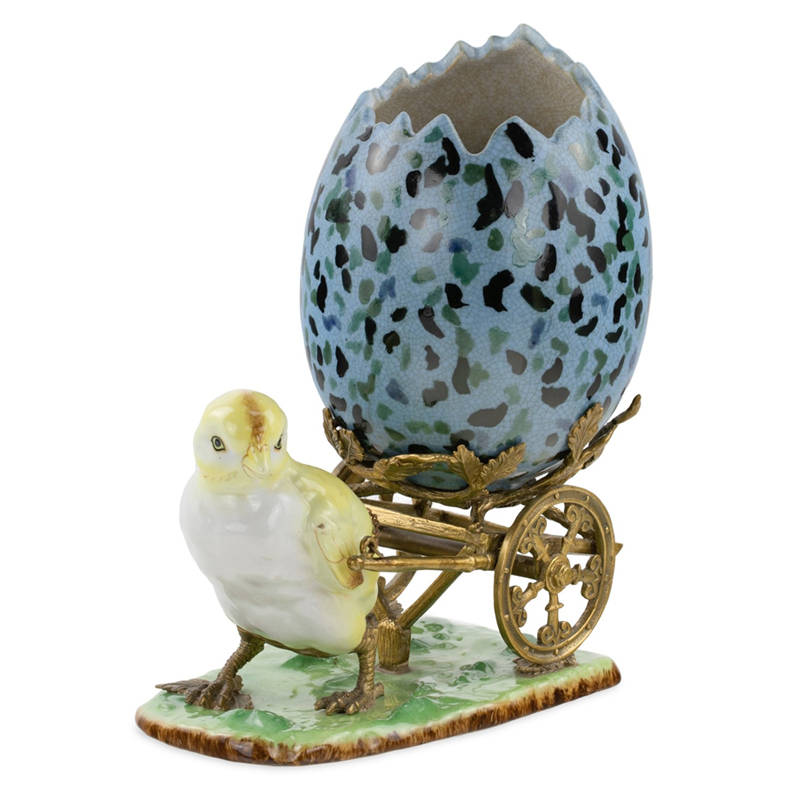 Статуэтки Chick with Egg Бронза Светло-голубой Желтый Прозрачный зеленый Статуэтки Chick with Egg Бронза Светло-голубой Желтый Прозрачный зеленый в Кирове | Loft Concept