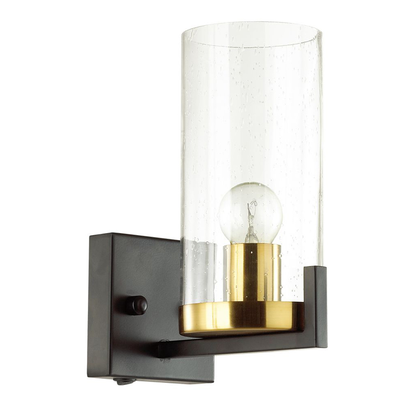 Бра Goran Sconce Прозрачный Глянцевое золото Черный Бра Goran Sconce Прозрачный Глянцевое золото Черный в Кирове | Loft Concept