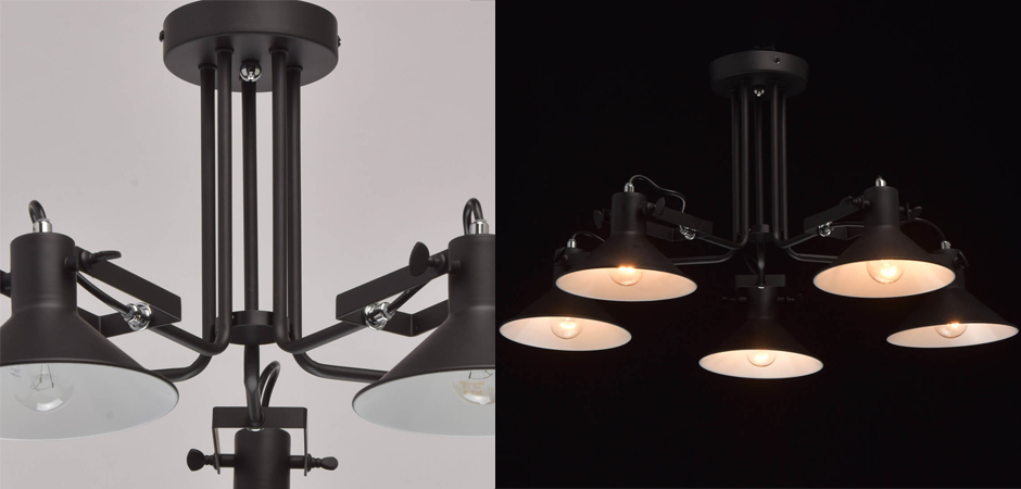 Потолочный светильник Rotating Light Black Потолочный светильник Rotating Light Black - Loft-Concept в Кирове