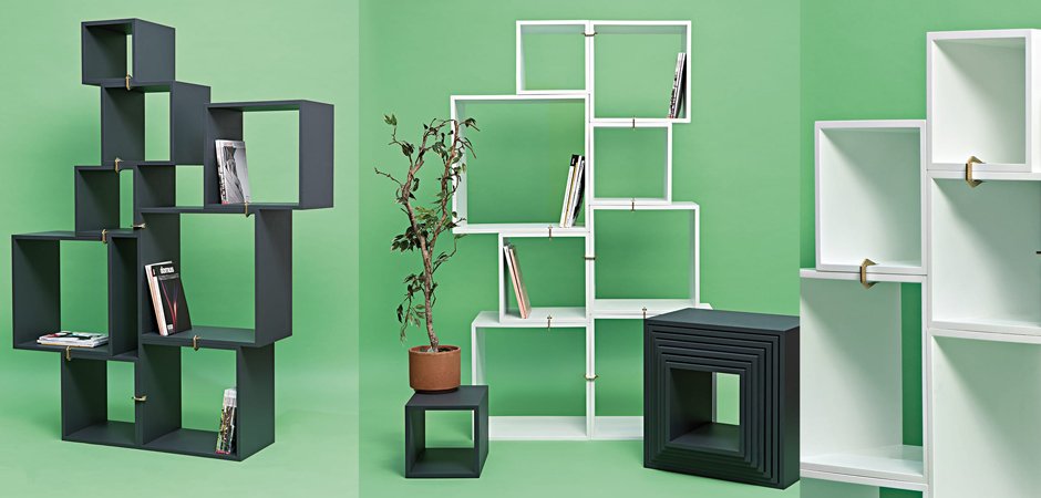 Стеллаж Seletti Assemblage Antracite Стеллаж Seletti Assemblage Antracite - Loft-Concept в Кирове