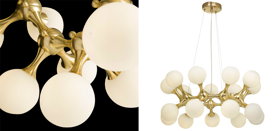 Люстра MOONDROP Chandelier Gold 18 Люстра MOONDROP Chandelier Gold 18 - Loft-Concept в Кирове