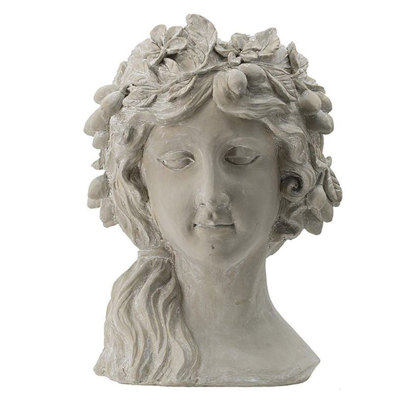 Ваза Antique Busts Garden Goddess Светло-серый Ваза Antique Busts Garden Goddess Светло-серый в Кирове | Loft Concept