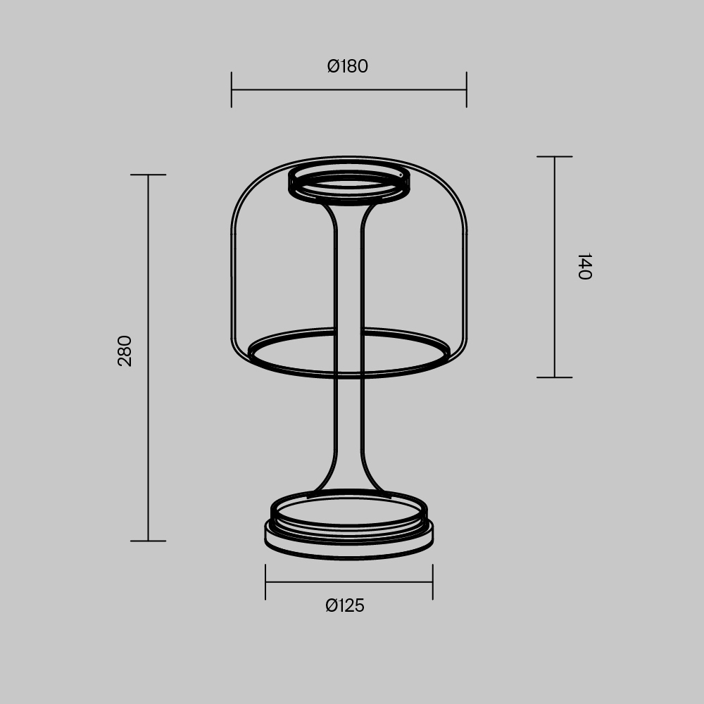 Настольный светильник Spirito 3000К 13Вт в Кирове