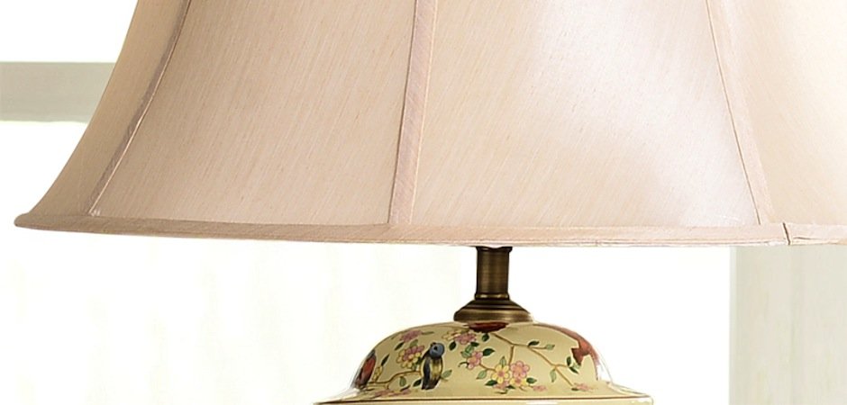 Настольная керамическая лампа с узором Luna - Loft-Concept в Кирове