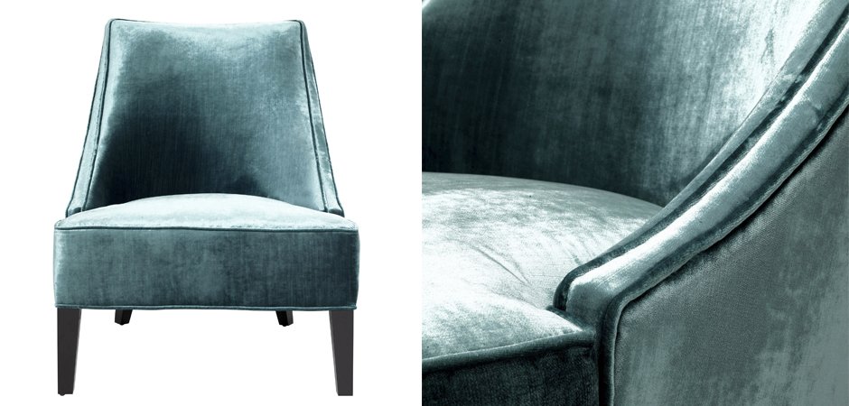 Кресло Eichholtz Chair Dulwich Turquoise Кресло Eichholtz Chair Dulwich Turquoise - Loft-Concept в Кирове