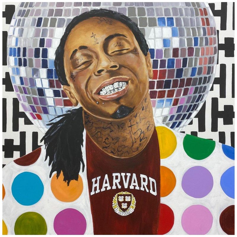 Картина Harvard Disco Weezy Мульти Картина Harvard Disco Weezy Мульти в Кирове | Loft Concept