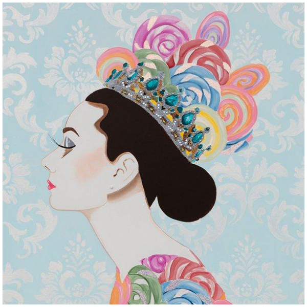 Картина Audrey with Lollipop Crown Мульти в Кирове | Loft Concept 